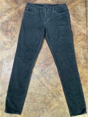 Dear John size 29 black velvet  skinny stretch corduroy